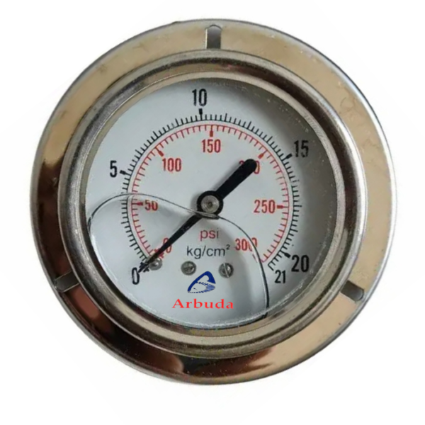 0 To 21 KG Pannel Mount Pressure Gauge